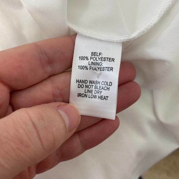 Lulu's Wondrous Water Lilies White Maxi Dress Size Large - Picture 13 of 14